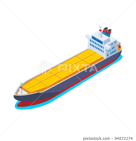 Isometric Ship Illustration 94872274