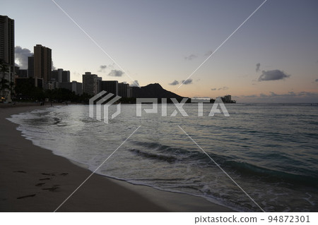 威基基海灘日出 威基基海灘日出 94872301