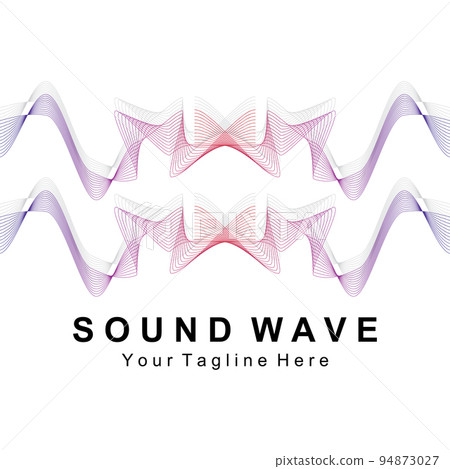 Sound waves vector illustration Sound waves vector illustration 94873027