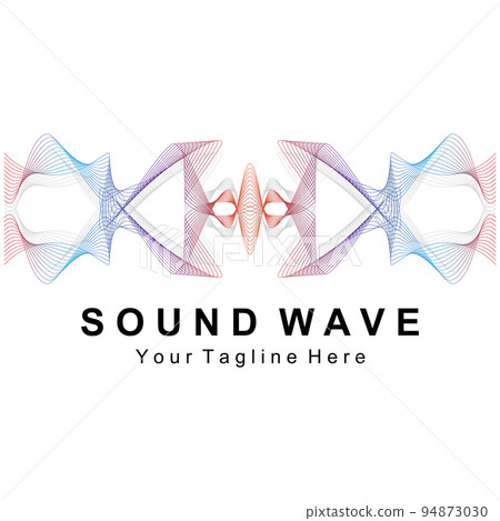 Sound waves vector illustration Sound waves vector illustration 94873030