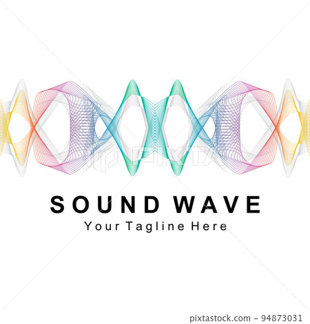 Sound waves vector illustration Sound waves vector illustration 94873031