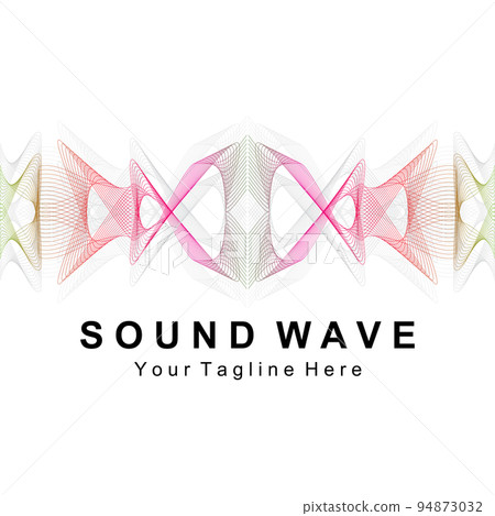 Sound waves vector illustration Sound waves vector illustration 94873032