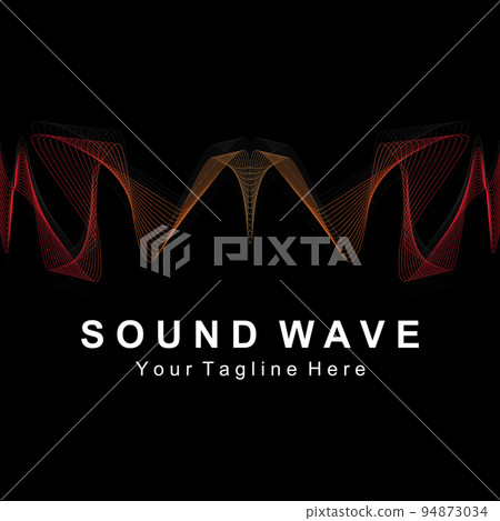 Sound waves vector illustration Sound waves vector illustration 94873034
