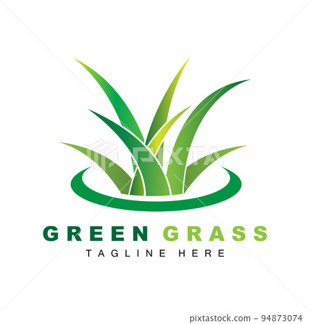 Green Grass Logo Design, Farm Landscape Illustration, Natural Scenery Vector Green Grass Logo Design, Farm Landscape Illustration, Natural Scenery Vector 94873074
