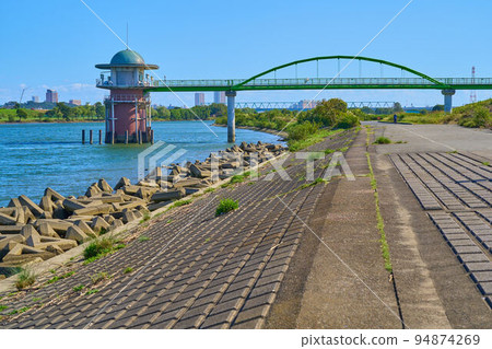 Kanamachi Water Purification Plant, Katsushika Ward, Tokyo Edogawa No. 3 Water Intake Tower (dome-shaped roof) 94874269