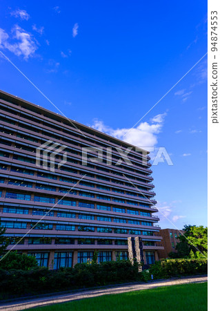 Beautiful Sky and Building Scenery "Prefectural Office Landscape" Kumamoto Prefectural Office 94874553