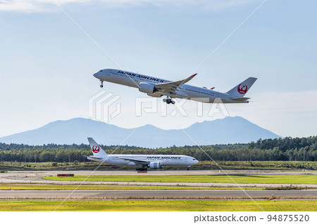 Airport scenery Chitose, Hokkaido, taking off Airport scenery Chitose, Hokkaido, taking off 94875520