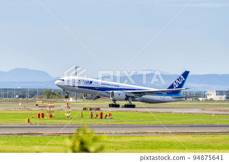 機場風景北海道千歲起飛 機場風景北海道千歲起飛 94875641