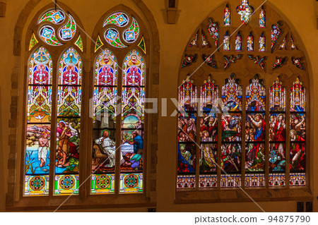 Fantastic stained glass Fantastic stained glass 94875790