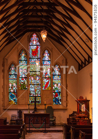 Fantastic stained glass Fantastic stained glass 94875816