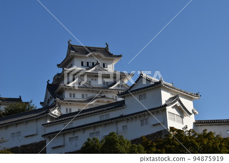 姬路城堡和藍天 姬路城堡和藍天 94875919