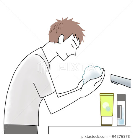 男人用泡沫清潔 男人用泡沫清潔 94876578