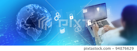 Document Management System DMS Online Document Database and automated processes to manage files, knowledge, and documents in an organization effectively with ERP, enterprise business technology. 94876629