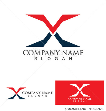 X Letter Logo Template vector icon X Letter Logo Template vector icon 94876926