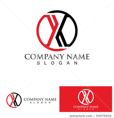 X Letter Logo Template vector icon 94876938
