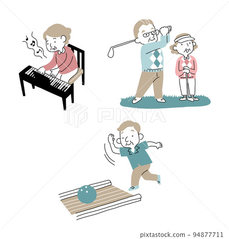 Senior 5 enjoying hobbies 94877711