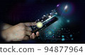 Digital wireless technology, internet network connection big data. 94877964