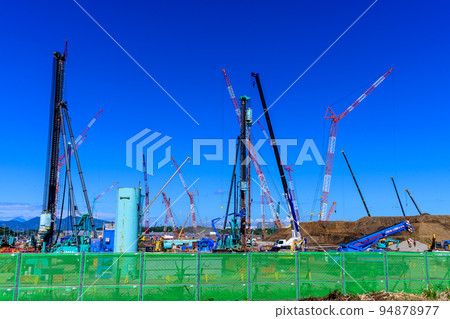 Construction site scenery "World-famous semiconductor manufacturer TSMC (Taiwan Semiconductor Manufacturing Co., Ltd.) planned factory site" Construction site scenery "World-famous semiconductor manufacturer TSMC (Taiwan Semiconductor Manufacturing Co., Ltd.) planned factory site" 94878977