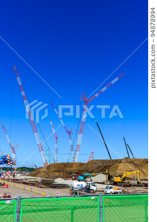 工地風光《世界著名半導體廠商台積電（台灣半導體製造有限公司）規劃廠址》 94878994