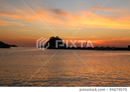 Sunset at Nishina Port Sunset at Nishina Port 94879070