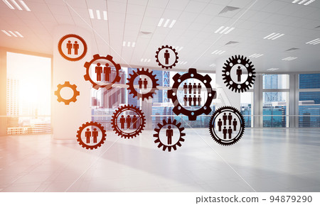 Networking and wireless connection as concept for effective modern business Networking and wireless connection as concept for effective modern business 94879290