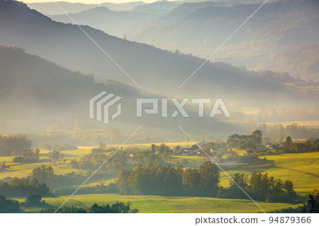 Southern Brazil countryside and meadows landscape at peaceful sunrise 94879366