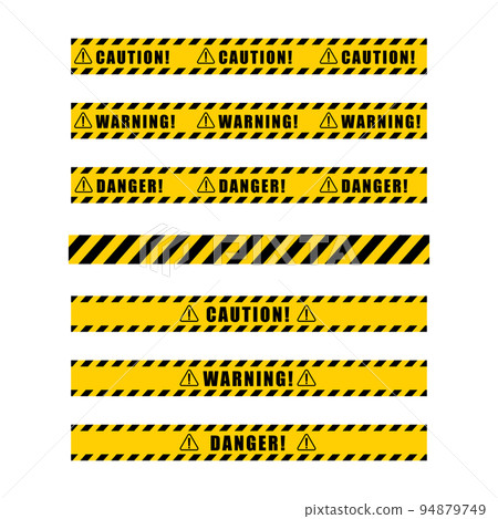 set of danger tapes 94879749