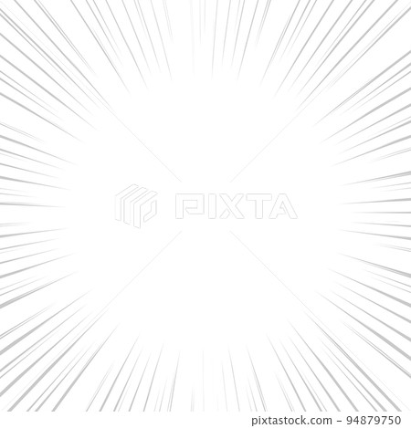 Concentrated line with shadow on white line 94879750