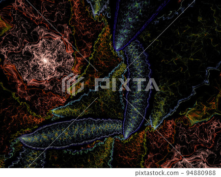 Imaginatory fractal abstract background Image 94880988