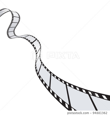 Film Strip black and white background template 94881362