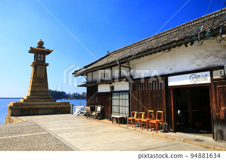 [廣島縣]天氣晴朗，夜光下的鞆浦 94881634