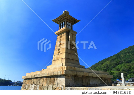 [廣島縣]天氣晴朗，夜光下的鞆浦 94881658