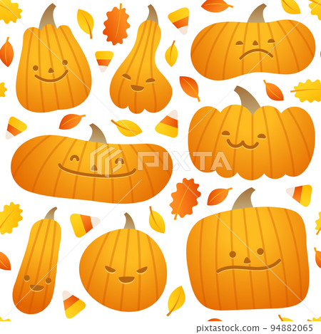 Halloween Pumpkins Seamless Pattern Halloween Pumpkins Seamless Pattern 94882065