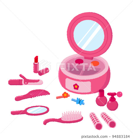 過家家和化妝套裝的插圖 過家家和化妝套裝的插圖 94883184