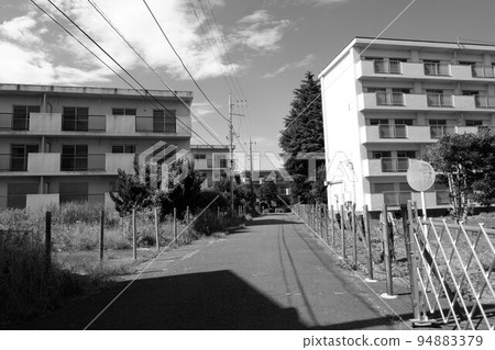 Housing complex awaiting demolition Housing complex awaiting demolition 94883379