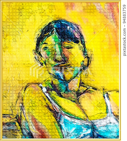 portrait of a woman person face 94883759