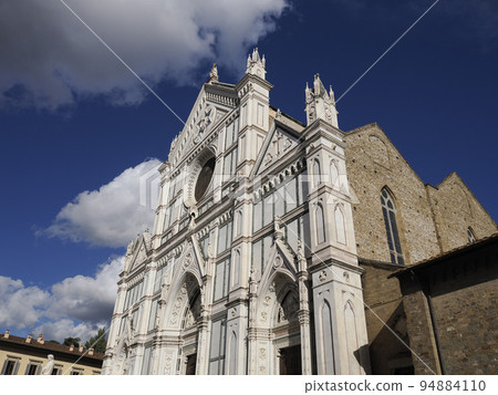 dante statue detail in florence santa croce place dante statue detail in florence santa croce place 94884110