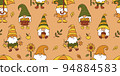 Autumn gnome pattern 94884583