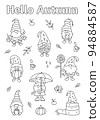 Autumn coloring page 94884587