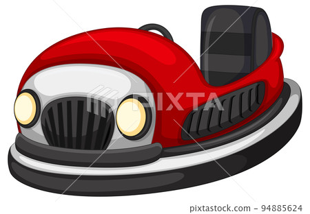 Bumper car in cartoon style Bumper car in cartoon style 94885624