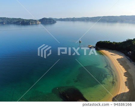 清晨無人時鳥瞰初崎海灘 清晨無人時鳥瞰初崎海灘 94886166