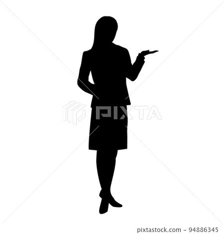 介紹的女商人剪影 94886345