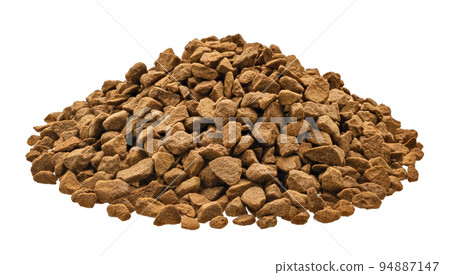 Instant granulated coffee isolated on white background 94887147