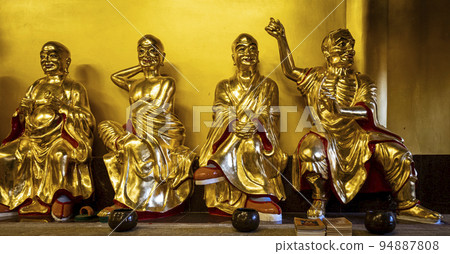 Malaysia, July 10, 2022 - Chaiya Mangalaram Thai Buddhist Temple Malaysia, July 10, 2022 - Chaiya Mangalaram Thai Buddhist Temple 94887808