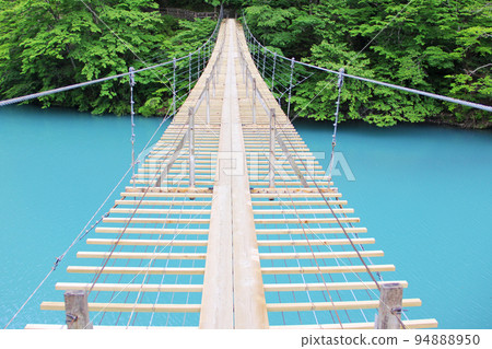 Yume no Tsuribashi (Sumata Gorge in Kawanehon Town, Shizuoka Prefecture) 94888950