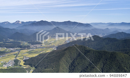 山, 路, 自然, 水田, 田野, 水田, 農村, 農村, 聞慶市, 慶北 94889847