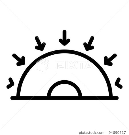 Acoustic soudproof icon. Outline acoustic soudproof vector icon for web design isolated on white background Acoustic soudproof icon. Outline acoustic soudproof vector icon for web design isolated on white background 94890517