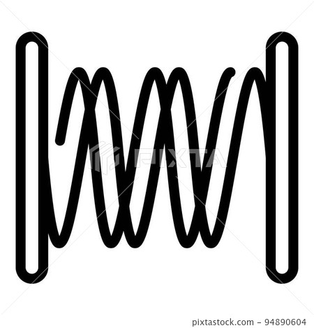 Soundproofing icon. Outline soundproofing vector icon for web design isolated on white background 94890604