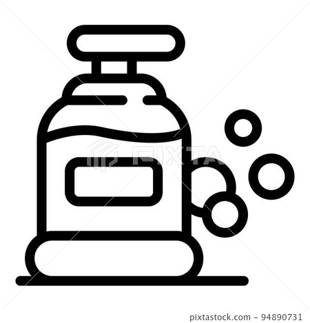 Antiseptic bottle icon. Outline antiseptic bottle vector icon for web design isolated on white background 94890731