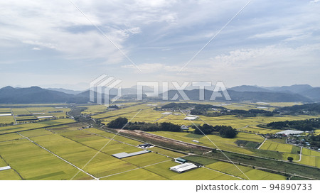 Mountain, paddy field, field, paddy field, village, countryside, rural, countryside, province, Mungyeong-si, Gyeongbuk 94890733